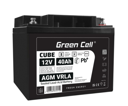 Akumulator do UPS Green Cell Cube AGM VRLA IP54 12V 40Ah